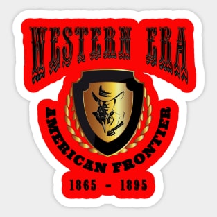 Western Era aka American Frontier Sticker